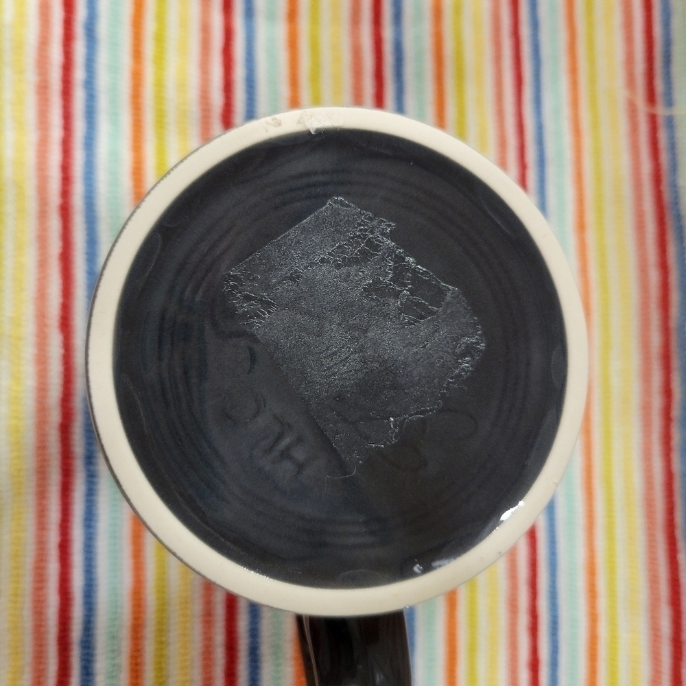 Fiesta 12 OZ Java Coffee Mug Slate FLAWED - Picture 4 of 5